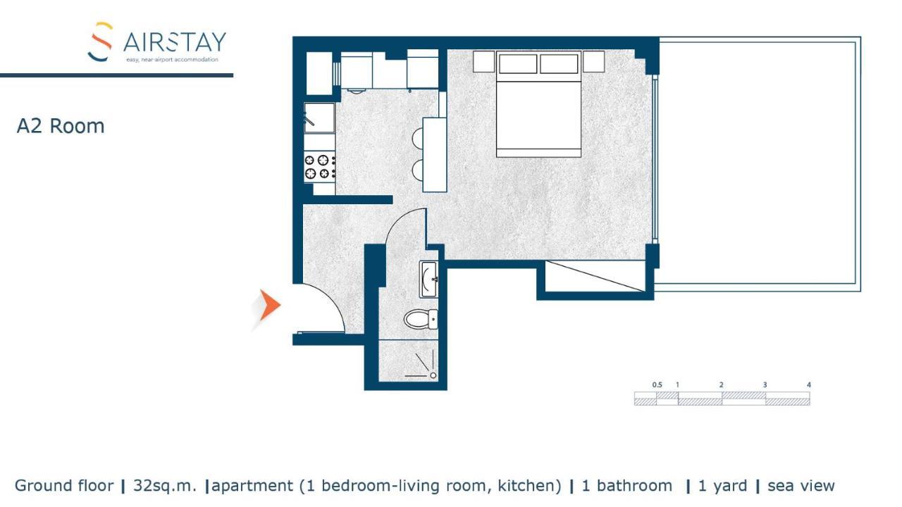 Penthouse & Apartments By The Sea Airport Airstay Луца Экстерьер фото